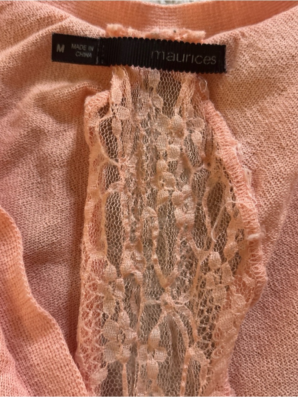 Maurices Peach Cardigan Sweater - Picture 6 of 9